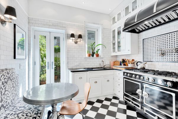 Interior, Kitchen, Recessed Lighting, Stainless Steel Appliances