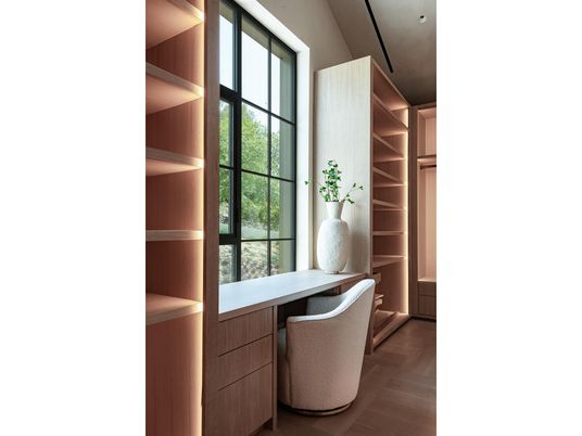 Home Office, Interior, Wood Texture Flooring