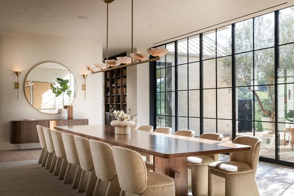 Dining room, Interior, Pendant Lights, Recessed Lighting