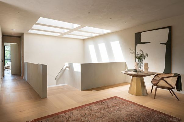 Interior, Recessed Lighting, Wood Texture Flooring