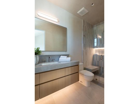Bathroom, Glass Shower, Interior