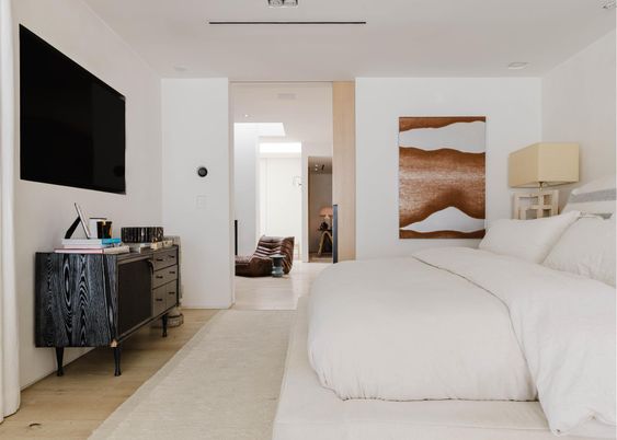Bedroom, Interior, Wood Texture Flooring