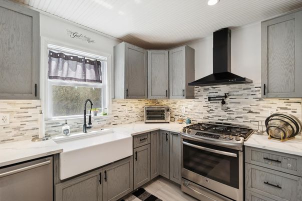 Interior, Kitchen, Recessed Lighting, Stainless Steel Appliances