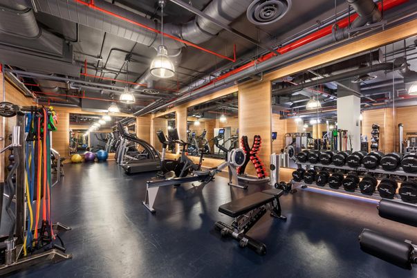 Fitness Equipment, Gym, Interior