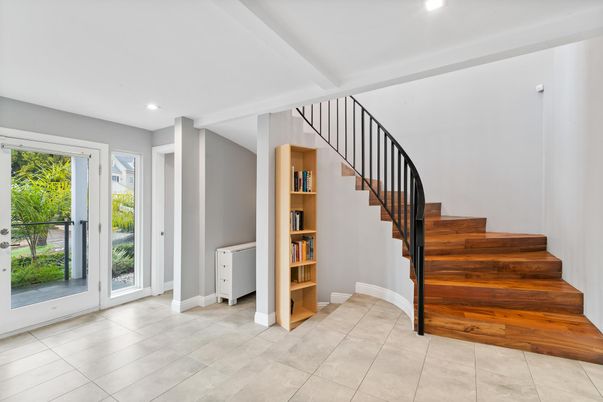 Interior, Recessed Lighting, Wood Texture Flooring