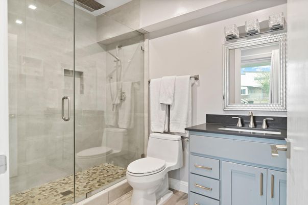 Bathroom, Glass Shower, Interior