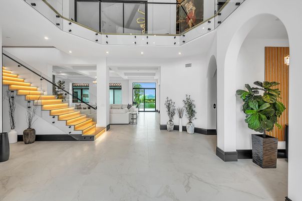Interior, Marble, Recessed Lighting