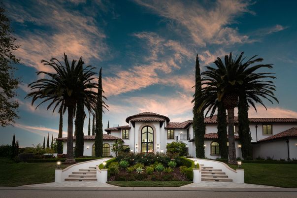 Exterior, Facade, Spanish Mediterranean