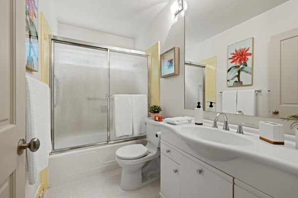 Bathroom, Glass Shower, Interior