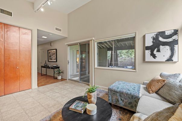 Interior, Living room, Recessed Lighting