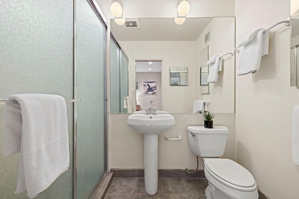 Bathroom, Glass Shower, Interior