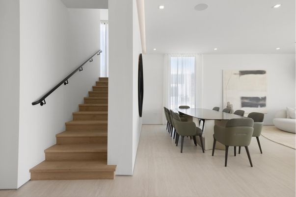 Dining room, Interior, Recessed Lighting