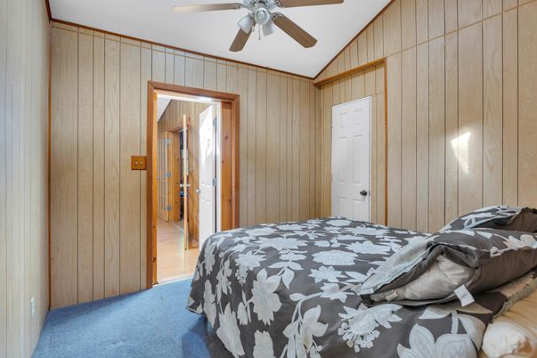 Bedroom, Interior, Wooden Walls