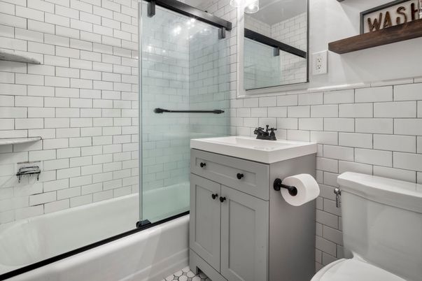 Bathroom, Glass Shower, Interior