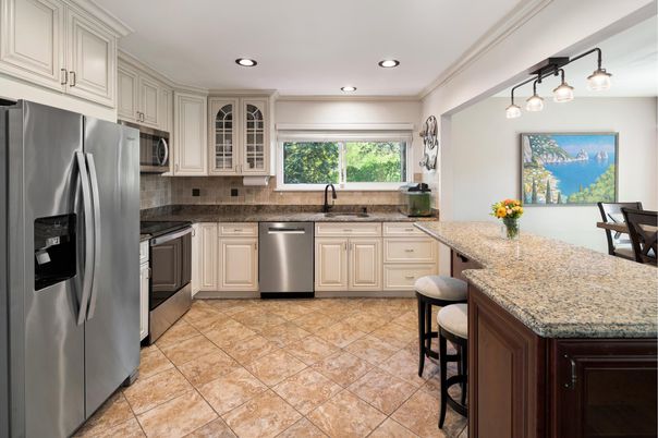 Interior, Kitchen, Recessed Lighting, Stainless Steel Appliances