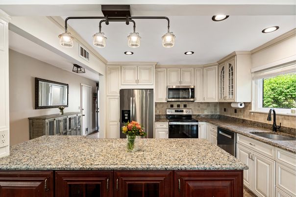 Interior, Kitchen, Recessed Lighting, Stainless Steel Appliances