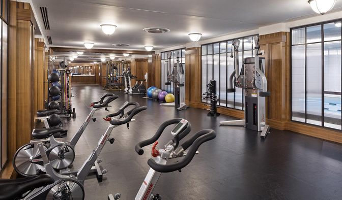 Fitness Equipment, Gym, Interior