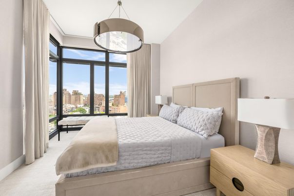 Bedroom, Interior, Pendant Lights