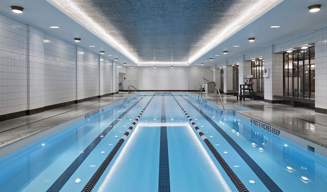 Interior, Pool, Recessed Lighting