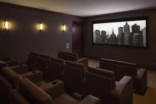 Home Theatre Room, Interior, Projection Screen, Theatre Room