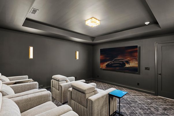 Interior, Projection Screen, Theatre Room