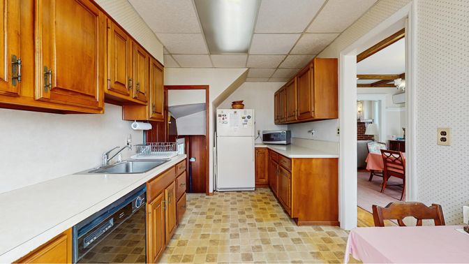 Dining room, Interior, Kitchen