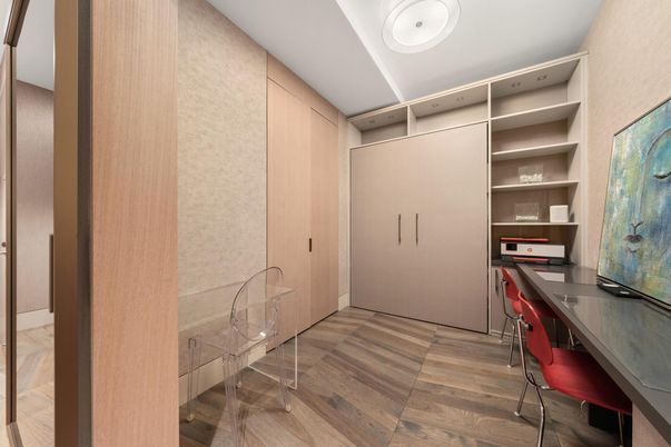 Home Office, Interior, Wood Texture Flooring