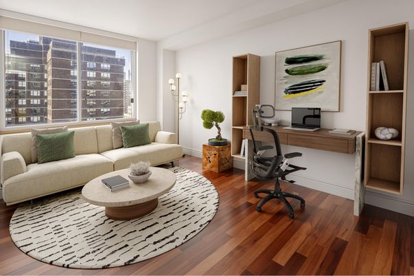 Home Office, Interior, Wood Texture Flooring
