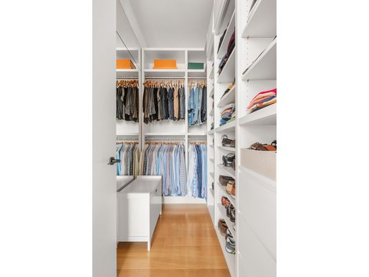 Interior, Walk-in Closets, Wood Texture Flooring