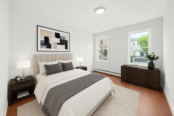 Bedroom, Interior, Wood Texture Flooring