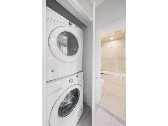Bathroom, Interior, Recessed Lighting, Utility Closets, Washer