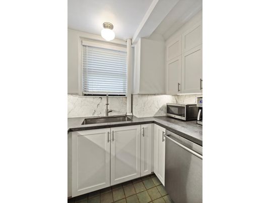 Interior, Kitchen, Marble Walls, Stainless Steel Appliances