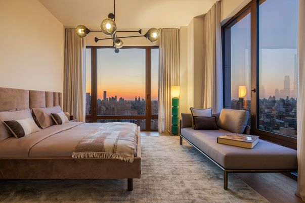 Bedroom, Interior, Pendant Lights