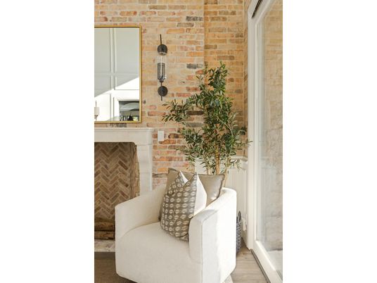 Fireplace, Interior, Stone Walls