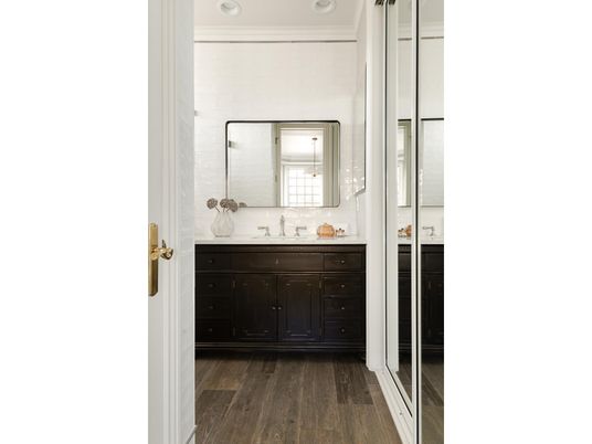 Bathroom, Interior, Wood Texture Flooring