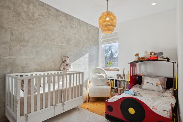 Bedroom, Interior, Pendant Lights, Recessed Lighting