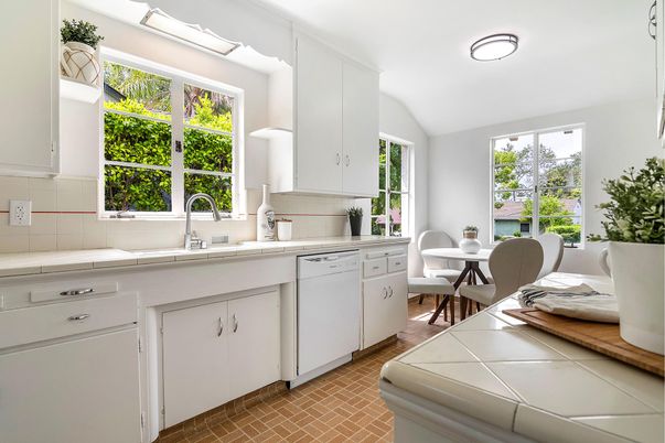 Dining room, Interior, Kitchen, Tile Countertops