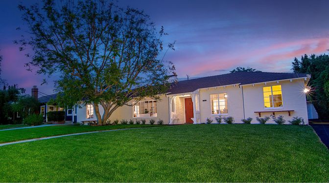 Backyard, Exterior, Facade, Spanish Mediterranean