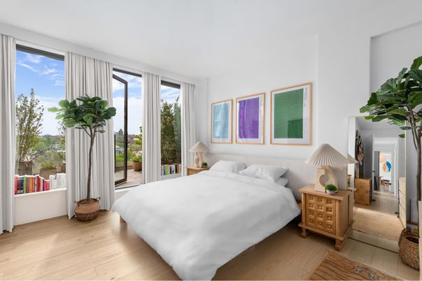 Bedroom, Interior, Wood Texture Flooring