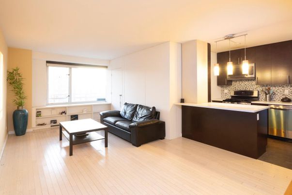 Interior, Kitchen, Pendant Lights, Stainless Steel Appliances, Wood Texture Flooring