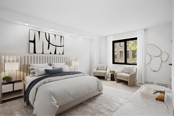 Bedroom, Interior, Recessed Lighting