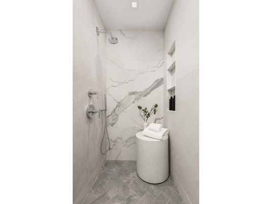 Bathroom, Interior, Marble Walls