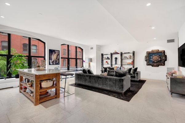 Interior, Living room, Recessed Lighting