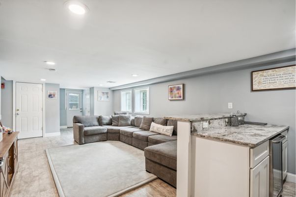 Interior, Living room, Recessed Lighting