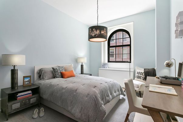 Bedroom, Interior, Pendant Lights