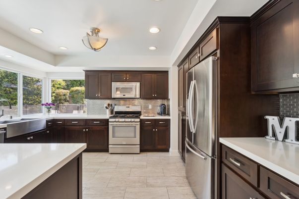 Interior, Kitchen, Recessed Lighting, Stainless Steel Appliances