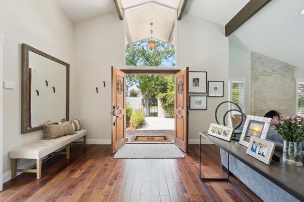 Interior, Wooden Beams, Wood Texture Flooring