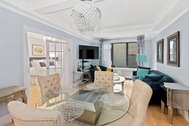 Bedroom, Chandelier, Interior, Living room, Wood Texture Flooring