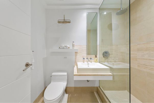 Bathroom, Glass Shower, Interior