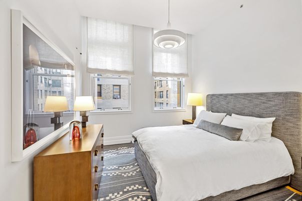 Bedroom, Interior, Pendant Lights